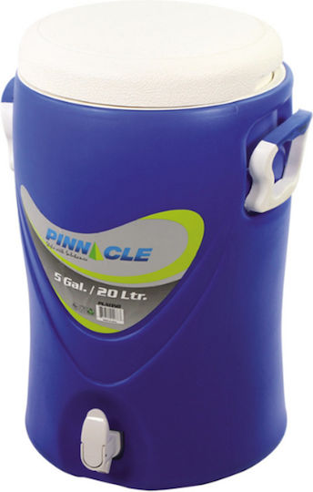 Pinnacle Platino Δοχείο με Βρυσάκι Θερμός Πλαστικό 20lt Μπλε