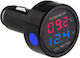 Carsun Car Voltmeter Digital Instrument 39mm 12V