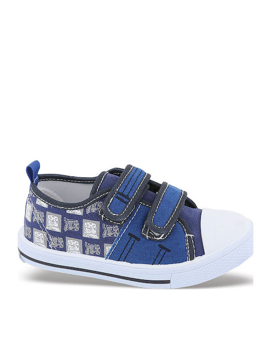 Παιδικά Sneakers με Σκρατς Μπλε