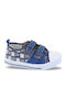 Παιδικά Sneakers με Σκρατς Μπλε
