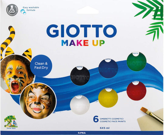 Make Up Carnival Face Painting 5ml Multicolored 6pcs