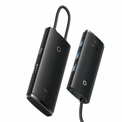 Baseus Lite Series USB-C Docking Station with HDMI Black