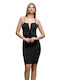 LikeMe Mini Evening Dress Black