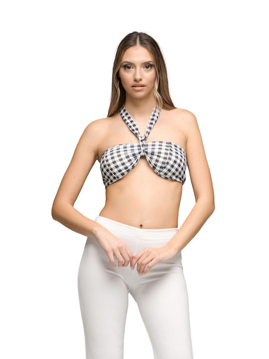 LikeMe Damen Sommer Crop Top Ärmellos Geprüft Weiß