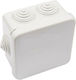 Marlanvil Surface Mounted Electrical Box Branching IP44 in Gray Color