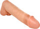 Master Cock Moby The Giant Dick Glass Dildo with Scrotum Flesh 90cm
