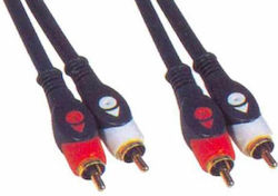 Bridge Cable 30285 RCA male - RCA male 0.7m