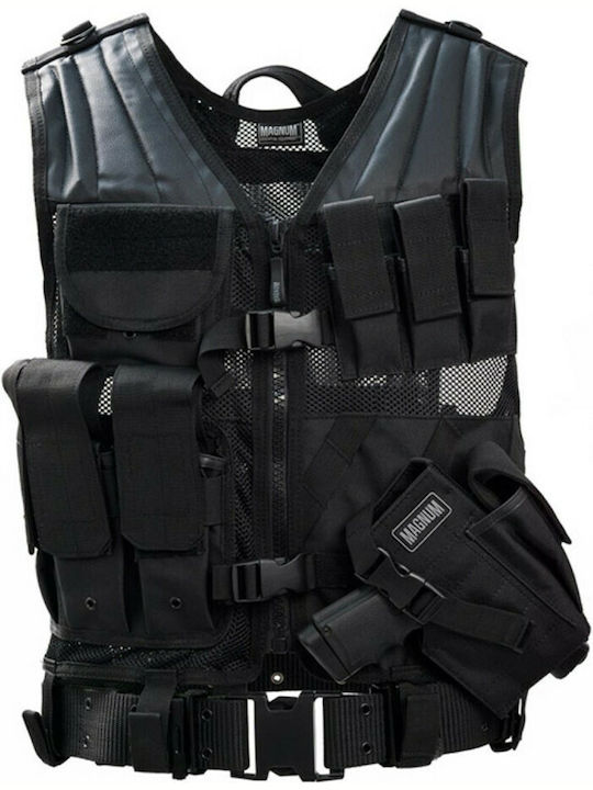 Magnum Kampfweste Black Schwarze taktische Weste Magnum Kampfweste Black Schwarze taktische Weste