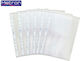 Metron Plastic Sleeve for Documents A4 with Holes and Reinforcement 57107