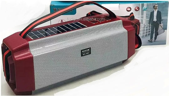 WSTER WS-1861 Ηχείο Bluetooth 20W με Ραδιόφωνο και Διάρκεια Μπαταρίας έως 6 ώρες Κόκκινο