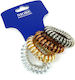 Niobe Professional Set Spiral Elastice Pentru Păr 4 Bucăți