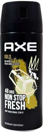 Axe Gold Oud Wood & Fresh Vanilla Αποσμητικό 48h σε Spray 150ml