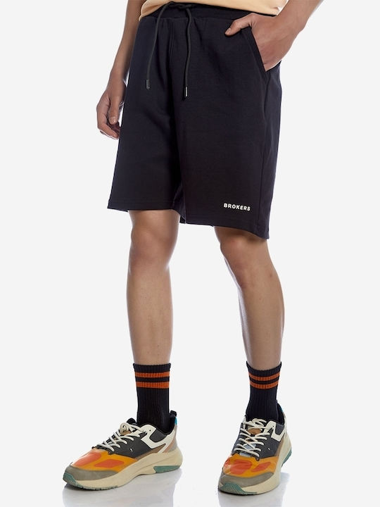Brokers Jeans Sportliche Herrenshorts Schwarz