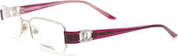 Chanel Eyeglass Frame Red 2101 C327