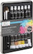 Nassau Nassau Fine Art Tempera de Pictură Acuarelă Set cu perii în Tubular 12ml 16buc