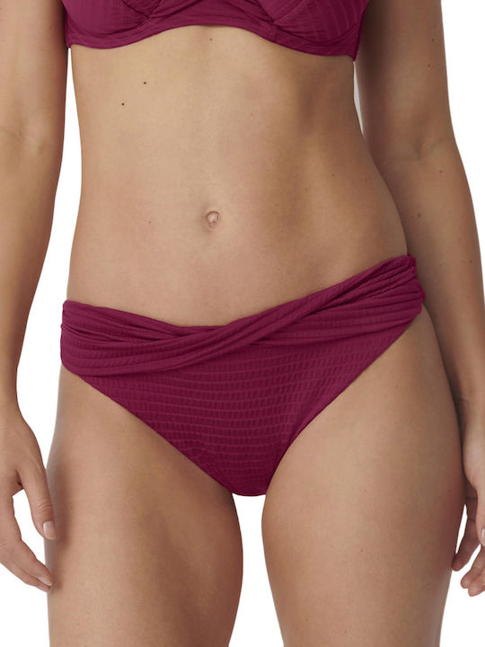 Venus Elegance Tai Bikini Slip Μπορντό