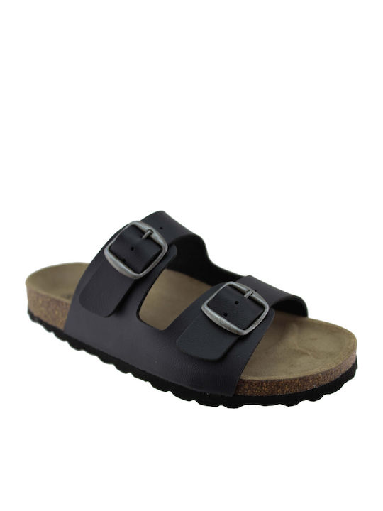 Adam's Shoes Γυναικεία Σανδάλια Μαύρα