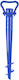 Solart Umbrella Screwed Stand Blue 39cm