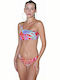Set Bikini Με Έναν Ώμο Floral