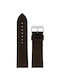 Tzevelion Leather Strap Brown 22mm