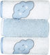 Baby Star Cloud Lavete de Umăr Albastru deschis 30x30εκ. 3buc
