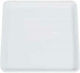 Viomes Linea 590 Square Plate Pot White 13x13cm