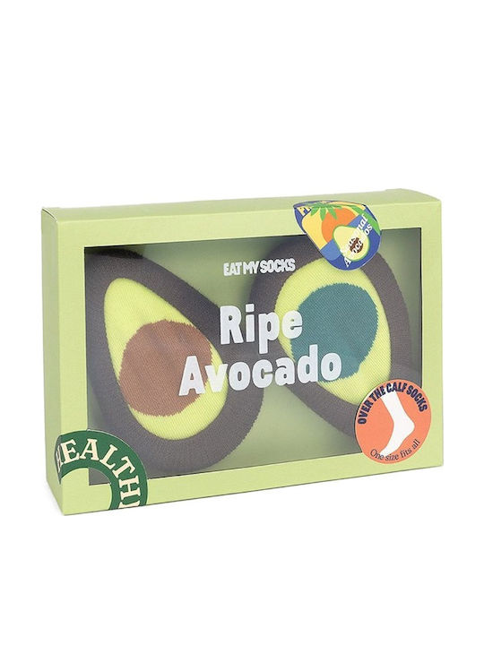 Eat My Socks Ripe Avocado Ανδρικές Κάλτσες με Σ...