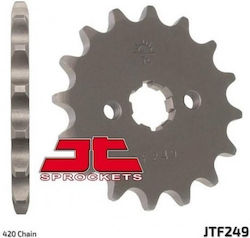 JT Sprockets Pinion față pentru Honda Innova 125 pentru Kawasaki ZX 130