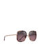 Maui Jim Pua Women's Sunglasses with Rose Gold Tartaruga Frame and Gray Gradient Polarized Lens RS865-09