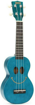 Mahalo U-Smile Series Soprano Transparent Blue