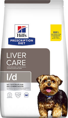 Hill's Prescription Diet l/d Liver Care 10kg Dry Food Diet for Adult Dogs with Chicken