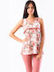 Zen Intimates Summer Women's Pyjama Set Pink