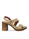 Leder Sandalen Beige
