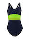 Katie Activewear Swimsuit Navy Blue