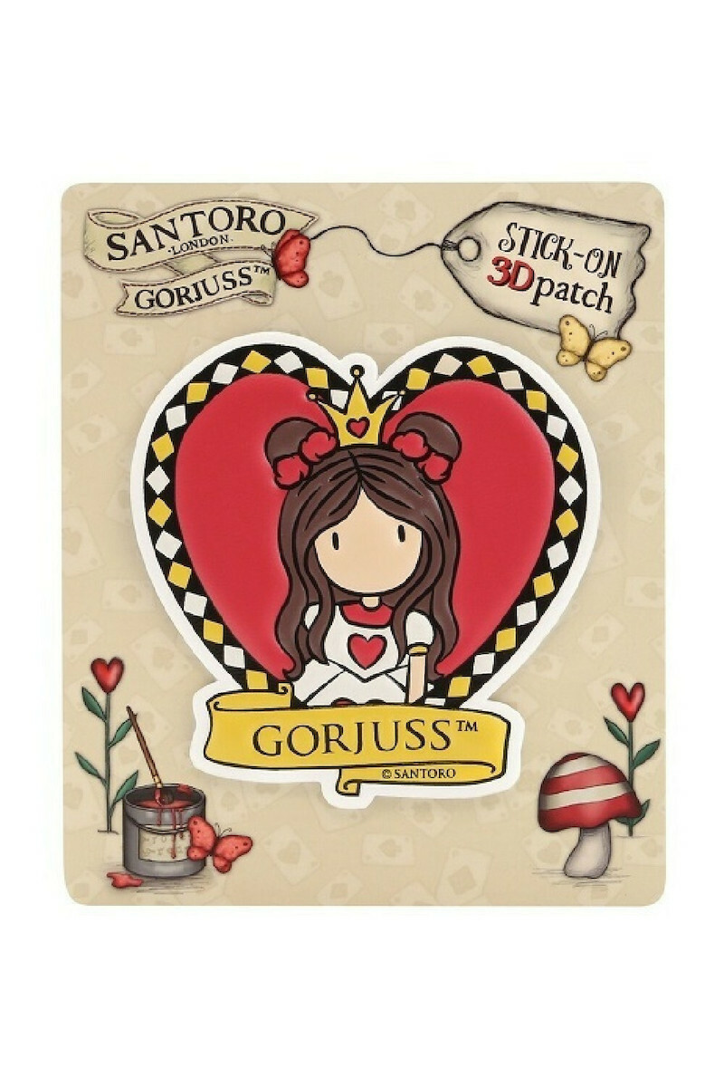 Santoro Gorjuss in Wonderland Υφασμάτινο Σήμα Μπεζ Skroutz.gr