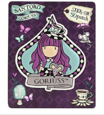 Santoro Gorjuss In Wonderland Little More Tea Purple Sewing Textile Sign 1095GJ02