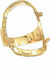 Mertzios.gr Metallic Ring Base Golden