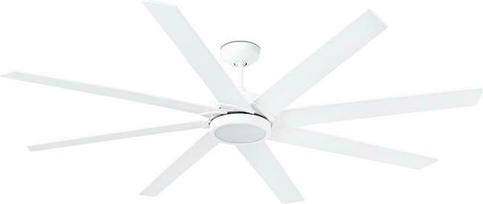 Faro Barcelona Century XL WIZ Ceiling Fan 165cm White