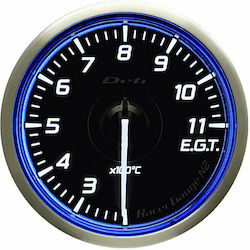 Defi DF Blue Racer N2 Αναλογικό Όργανο Θερμόμετρο Αυτοκινήτου 60mm Exhaust Temp Gauge Metric
