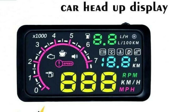 Digital Instrument Head Up Display Car OBD2