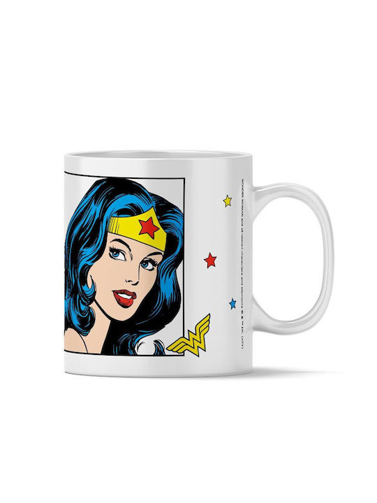 Wonder Woman Ceramic Cup White