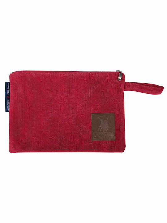 Greenwich Polo Club Damen Necessaire in Rot Farbe 30cm