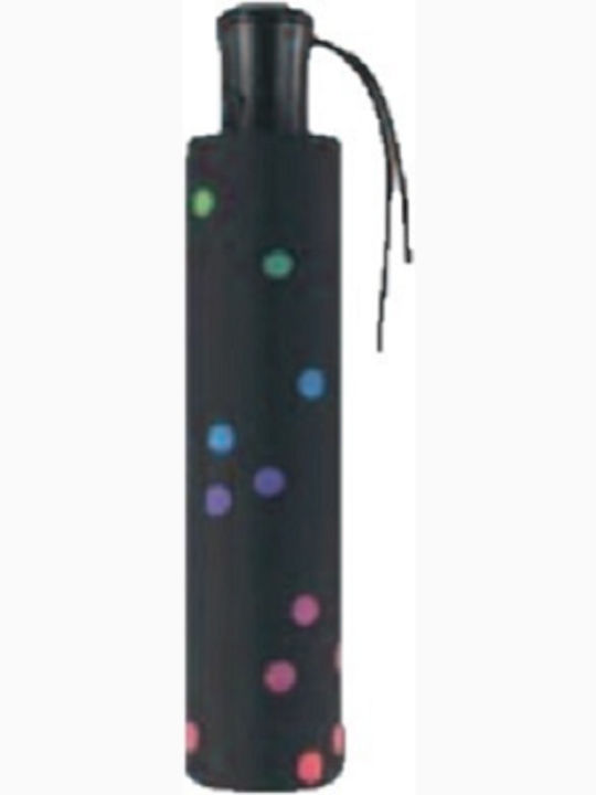 Happy Rain Automat Umbrelă de ploaie Compact Rainbow Dots