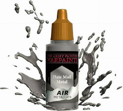 The Army Painter Air Metallics Model Making Paint Plate Mail Metal 18ml AW1130 The Army Painter Air Metallics Model Making Paint Plate Mail Metal 18ml AW1130