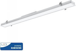 V-TAC Commercial Linear Recessed LED Ceiling Light 40W Natural White IP20 120cm