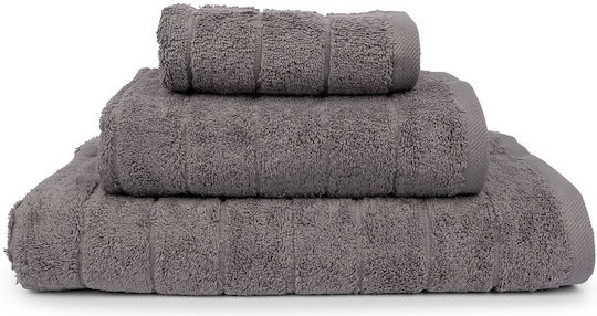 Mc Decor Комплект Кърпи 3 Бр Stripe Сиви Тегло 600гр/м² Mc Decor Комплект Кърпи 3 Бр Stripe Сиви Тегло 600гр/м²