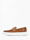 Vice Footwear Men's Leather Moccasins Tabac Brown