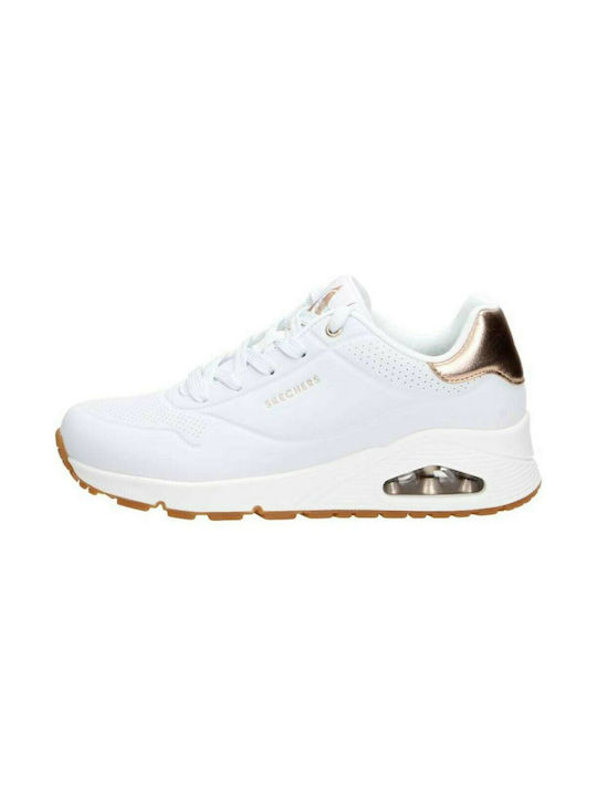 Skechers Uno Golden Air Γυναικεία Sneakers Λευκά