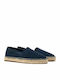 Stoff Herren Espadrilles in Blau Farbe