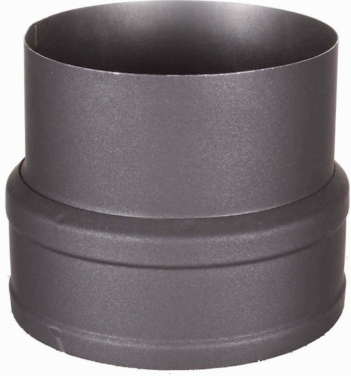 Velco 80-8 Συστολή Καπνοδόχου Μεταλλική 130mm Γκρι